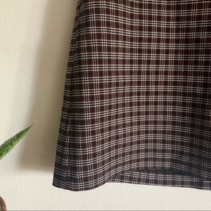UO gingham mini skirt